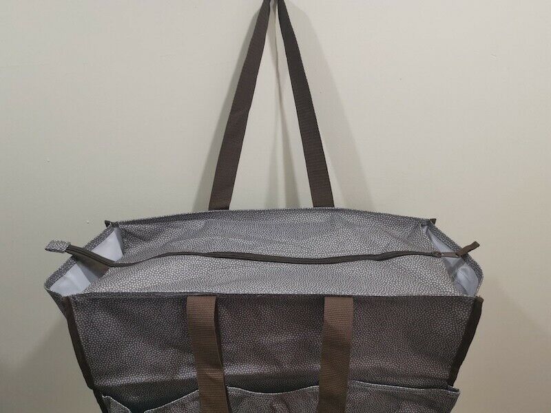Thirty One Super Organizing Zip Top Utility tote bag 31 Gift in