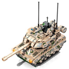 Load image into Gallery viewer, 455PCS Military WW2 ZTQ-15 Type 15 Light Tank Figure Model Toy Building Block Brick Gift Kids Compatible Lego
