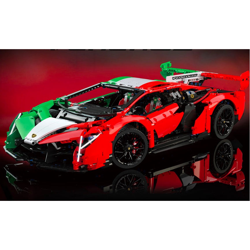 3611PCS MOC Technic Veneno Super Racing Sports Car Model Toy Building Block Brick Gift Kids Compatible Lego