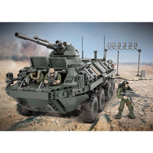 Load image into Gallery viewer, 1036PCS Military IFV M127 Stryker Armored Vehicle Figures Model Building Block Brick Toy Gift Set Kids New Compatible Lego
