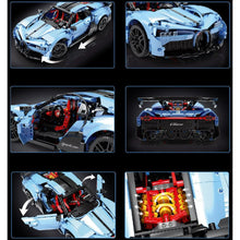 Load image into Gallery viewer, 2003PCS MOC Static Technic Speed Chiron Super Racing Sports Car Model Toy Building Block Brick Gift Kids Compatible Lego 1:10
