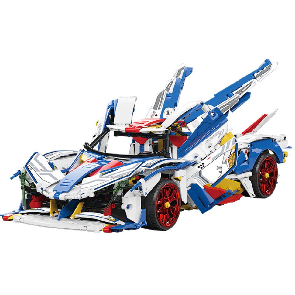 2183PCS Static MOC Technic Speed EVO GUNDAM Racing Sports Car Model Toy Building Block Brick Gift Kids Compatible Lego