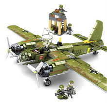 Load image into Gallery viewer, 559PCS MOC Junker JU-88 Bomber Fighter Building Blocks Figures Bricks Educational Toy Model Fully Compatible With Lego
