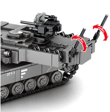 Load image into Gallery viewer, 898PCS Military 2A7 Leopard Main Abrams Battle Tank Building Blocks Model Bricks Fully Compatible With Lego
