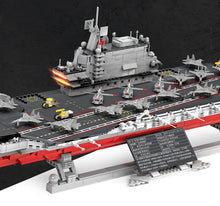 Load image into Gallery viewer, 2126PCS Military Army Aircraft Carrier Liaoning Building Blocks Brick Model Educational Toy Fully Compatible With Lego
