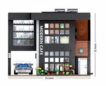 Load image into Gallery viewer, 2926PCS City Street MOC Coffee Cafe Shop Building Blocks Bricks Figure Model Educational Toy Fully Compatible With Lego
