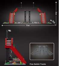 Load image into Gallery viewer, 655PCS MOC City Railway Railroad Crossing Building Blocks Model Bricks Educational Toy Fully Compatible With Lego
