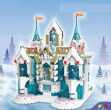 Load image into Gallery viewer, 1096PCS Girl Town Snow Castle Palace Fairy Tales Building Block Brick Model Educational Toy Fully Compatible With Lego
