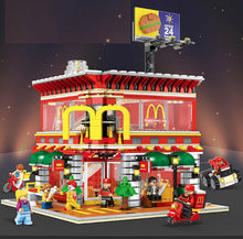 Load image into Gallery viewer, 1729PCS MC Burger Fast Food Restaurant Educational Toy City Building Blocks Bricks Figure Fully Compatible With Lego
