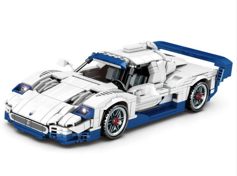 862PCS MOC MC Racing Super Car Building Blocks Bricks Educational Toy Model Fully Compatible With Lego