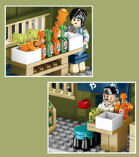 Load image into Gallery viewer, DIY Mini Japanese Yaktori City Street Market Shop Store Educational Toy Building Block Brick Fully Compatible With Lego
