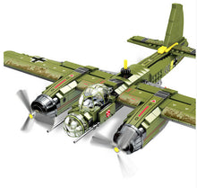 Load image into Gallery viewer, 559PCS MOC Junker JU-88 Bomber Fighter Building Blocks Figures Bricks Educational Toy Model Fully Compatible With Lego
