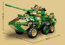 Load image into Gallery viewer, 1154PCS Military Fire Armored vehicle Car Building Block Brick Figures Model Educational Toy Fully Compatible With Lego
