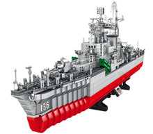 Load image into Gallery viewer, 2462PCS Military Type 956 Missile Destroyer Ship Building Block Brick Model Educational Toy Fully Compatible With Lego
