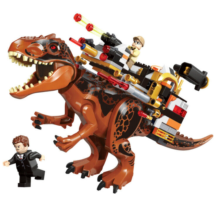 312PCS Dinosaur Base Rescue Building Block Figure Educational Toy Model Brick Fully Compatible With Lego