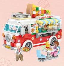 Load image into Gallery viewer, 491PCS Mini Pizza Car Truck Building Blocks Bricks Cute Figures Model Fully Compatible With Lego
