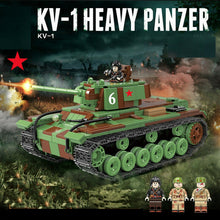 Load image into Gallery viewer, 766PCS KV-1 Heavy Panzer Tank Model Building Blocks Bricks WW2 Soldier Figure Fully Compatible With Lego
