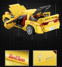 Load image into Gallery viewer, 1655PCS MOC Technic Initial D JDM Rx7 FD Car Building Blocks Educational Toy Model Bricks Fully Compatible With Lego
