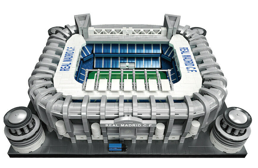 4266PCS MOC Architecture Bernabue Stadium Soccer Building Block Brick Educational Toy Model Fully Compatible With Lego