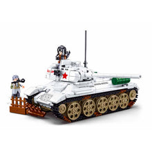 Load image into Gallery viewer, 518PCS MOC Military WW2 T34 85 Medium Tank Figure Model Toy Building Block Brick Gift Kids Compatible Lego
