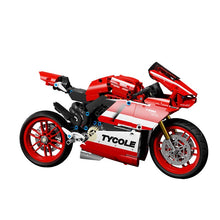 Load image into Gallery viewer, 729PCS MOC Technic Ducati V4 Motorcycle Motor Bike Model Toy Building Block Brick Gift Kids Compatible Lego
