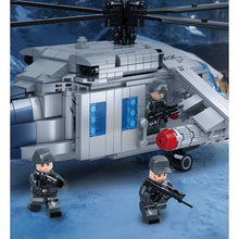 Load image into Gallery viewer, 1027PCS MOC Military WW2 UH-60 Black Hawk Helicopter Figure Model Toy Building Block Brick Gift Kids Compatible Lego
