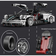 Load image into Gallery viewer, 1689PCS MOC Static Technic Speed Zonda Super Racing Sports Car Model Toy Building Block Brick Gift Kids Compatible Lego 1:14
