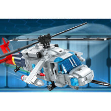 Load image into Gallery viewer, 1027PCS MOC Military WW2 UH-60 Black Hawk Helicopter Figure Model Toy Building Block Brick Gift Kids Compatible Lego
