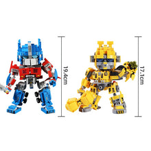 Load image into Gallery viewer, MOC Bumblebee Optimus Prime Transformers Warrior Figure Model Toy Building Block Brick Gift Kids
