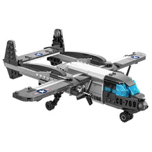 Load image into Gallery viewer, 394PCS Military WW2 C-119 Flying Boxcar Packet Conveyor Transport Aircraft Figure Model Toy Building Block Brick Gift Kids Compatible Lego
