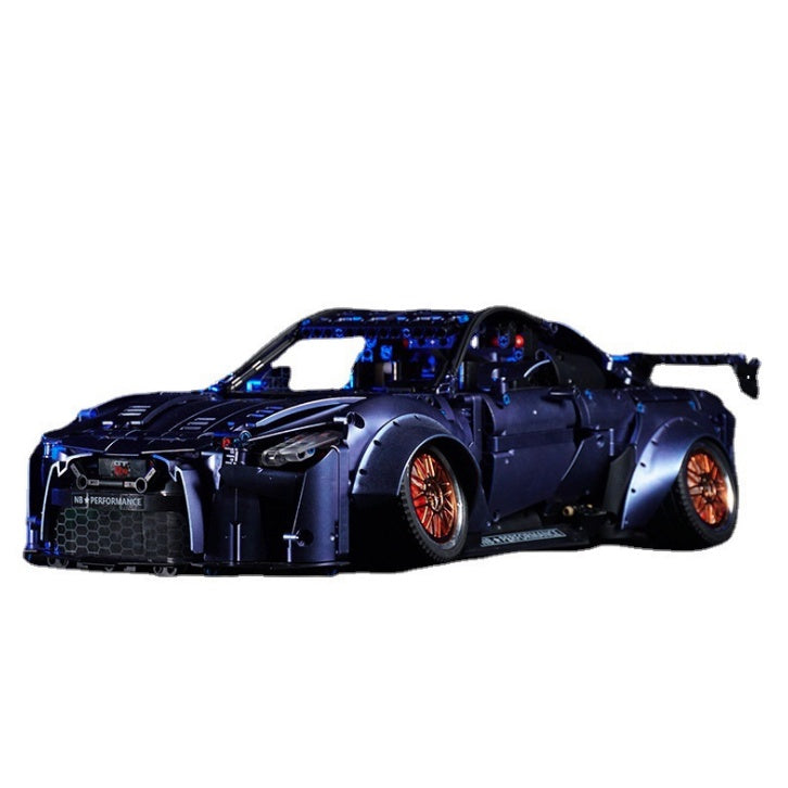 2389PCS Technic Skyline GTR R35 Racing Sports Car Wide body Modified Model Toy Building Block Brick Gift Set Kids New Compatible Lego