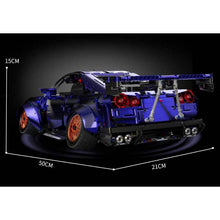 Load image into Gallery viewer, 2389PCS Technic Skyline GTR R35 Racing Sports Car Wide body Modified Model Toy Building Block Brick Gift Set Kids New Compatible Lego
