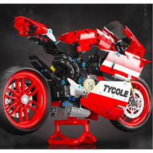 Load image into Gallery viewer, 729PCS MOC Technic Ducati V4 Motorcycle Motor Bike Model Toy Building Block Brick Gift Kids Compatible Lego
