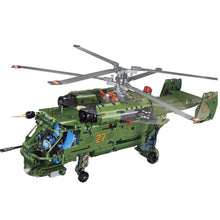 Load image into Gallery viewer, 1800PCS Military WW2 Ka-27 Helix Helicopter Model Toy Building Block Brick Gift Kids Compatible Lego
