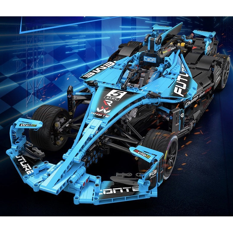 1667PCS MOC Technic FE Formula E Racing Sports Car Model Toy Building Block Brick Gift Kids Compatible Lego