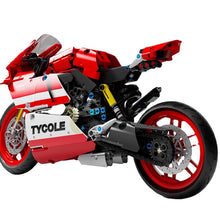 Load image into Gallery viewer, 729PCS MOC Technic Ducati V4 Motorcycle Motor Bike Model Toy Building Block Brick Gift Kids Compatible Lego
