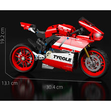 Load image into Gallery viewer, 729PCS MOC Technic Ducati V4 Motorcycle Motor Bike Model Toy Building Block Brick Gift Kids Compatible Lego
