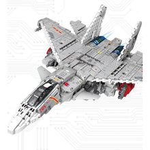 Load image into Gallery viewer, 1232PCS MOC Military J-15 Flying Shark Air Fighter Plane Transformer Mecha Model Figure Toy Building Block Brick Gift Kids Compatible Lego
