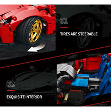 Load image into Gallery viewer, 1958PCS MOC Technic Static Speed SP3 Daytona Super Racing Sports Car Model Toy Building Block Brick Gift Kids Compatible Lego
