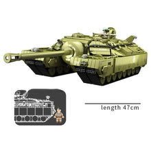 Load image into Gallery viewer, 2986PCS Military WW2 Large T28 Heavy Tank Figure Model Toy Building Block Brick Gift Kids Compatible Lego DIY
