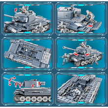 Load image into Gallery viewer, 1150PCS MOC Military WW2 German King Tiger PZ Kpfw Tank Figure Model Toy Building Block Brick Gift Kids Compatible Lego
