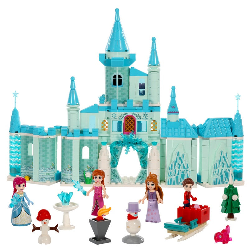 Cinderella.castledisney Princess Castle Building Blocks Set - 8pcs Fairy  Tale Figures