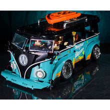 Load image into Gallery viewer, 2550PCS MOC Technic Volkswagen T1 Mini Van VIP Hella Flush Car Model Toy Building Block Brick Gift Kids Compatible Lego
