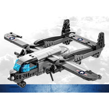 Load image into Gallery viewer, 394PCS Military WW2 C-119 Flying Boxcar Packet Conveyor Transport Aircraft Figure Model Toy Building Block Brick Gift Kids Compatible Lego
