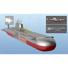 Load image into Gallery viewer, 1105PCS Military WW2 Project 941 Shark Typhoon Class Nuclear Submarine Figure Model Toy Building Block Brick Gift Kids Compatible Lego 1:280
