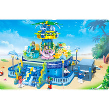 Load image into Gallery viewer, 1396PCS MOC City Funfair Amusement Park Roundabout Carrousel Figure Model Toy Building Block Brick Gift Kids Compatible Lego
