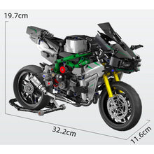Load image into Gallery viewer, 858PCS Technic MOC Kawasaki Ninja Motorcycle Motor Bike Model Toy Building Block Brick Gift Kids Compatible Lego
