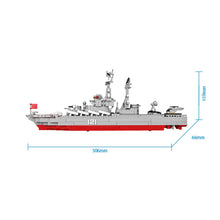 Load image into Gallery viewer, 831PCS Military WW2 Moskva Guided Missile Cruiser Slava Battle Ship Figure Model Toy Building Block Brick Gift Kids Compatible Lego
