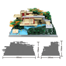 Load image into Gallery viewer, 1220PCS MOC Architecture Falling Water House on the Mesa US Model Toy Building Block Brick Gift Kids Compatible Lego
