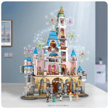 Load image into Gallery viewer, 5427PCS MOC Micro Mini Girl Fairy Tales Princess Prince Romantic Dream Castle Palace Figure Model Toy Large Building Block Brick Gift Kids
